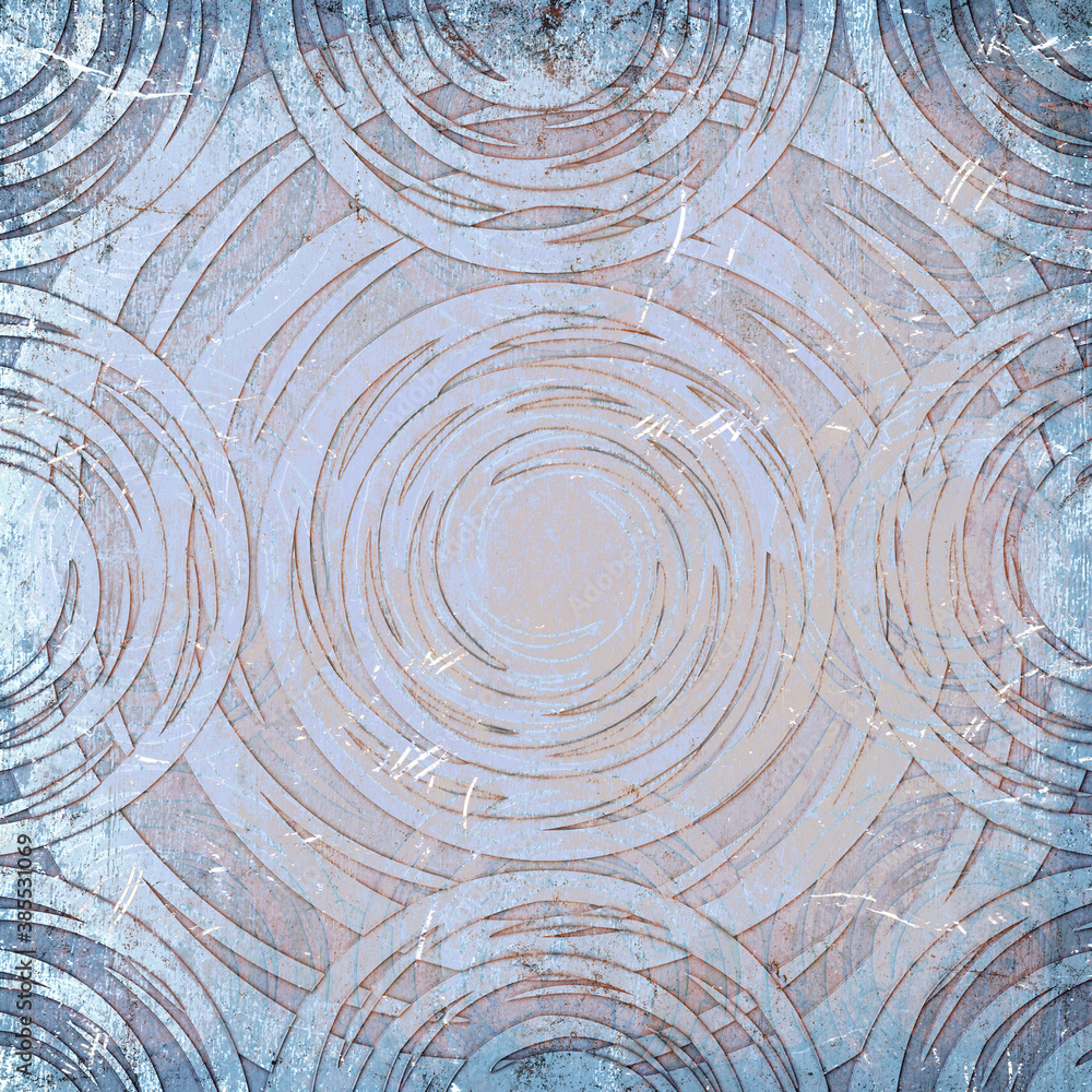 Fototapeta premium circles on the wall