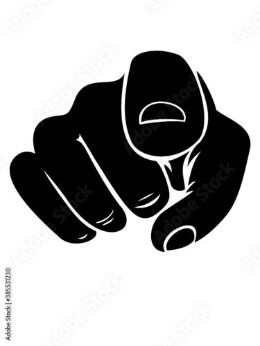 Zeigen Hand Finger 
