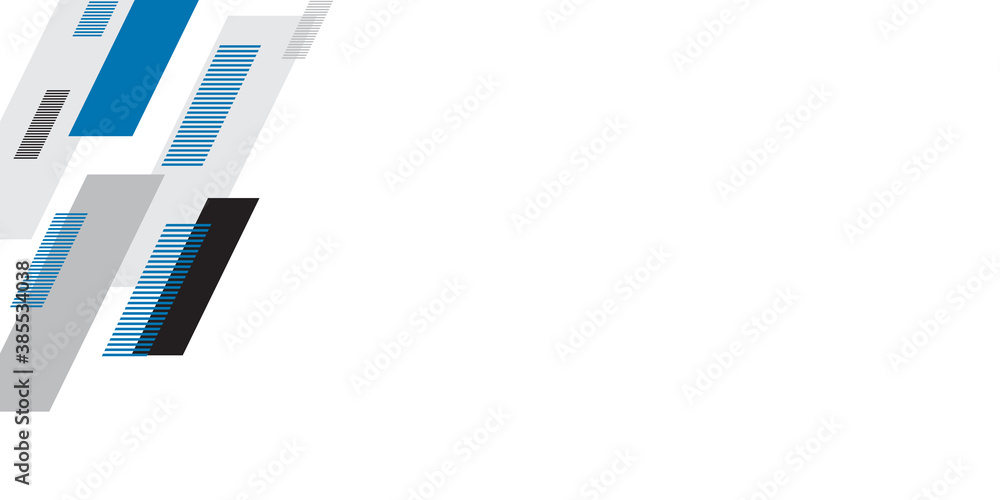 Abstract technology diagonally overlapped geometric squares shape blue colour on white background. Abstract technology diagonally overlapped geometric squares shape blue colour on white background.