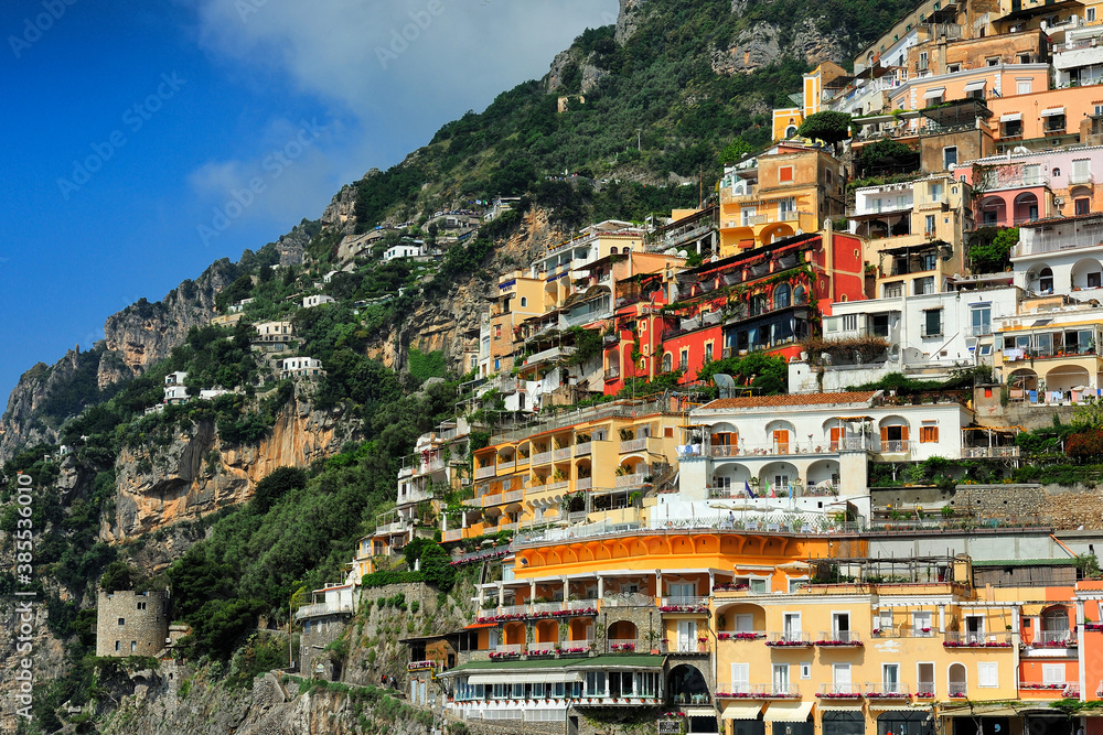 Positano town, Amalfi coast, Italy