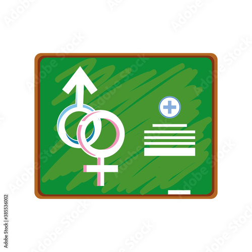 medical board female and male symbol