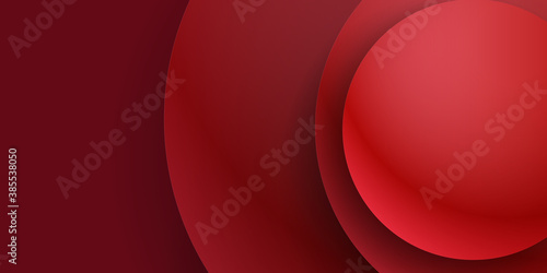 Vector abstract red wavy background. Curve flow motion 