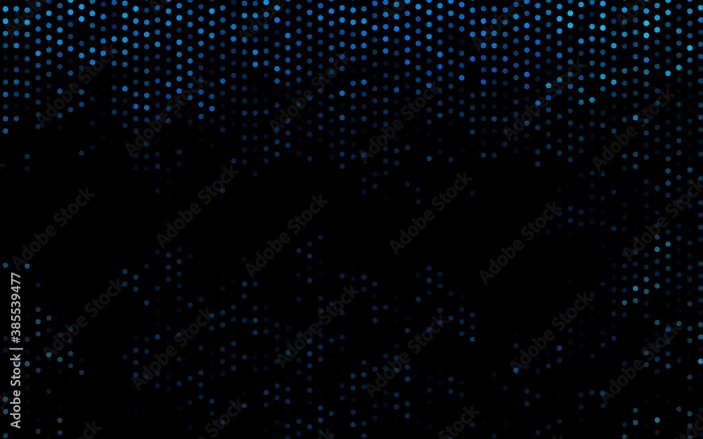 Dark BLUE vector background with bubbles. Dark BLUE vector background with bubbles.