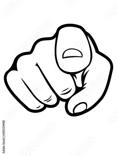 Finger Zeigen Hand 