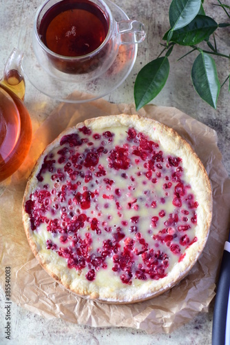 Wallpaper Mural Delicious lingonberry pie for Breakfast Torontodigital.ca