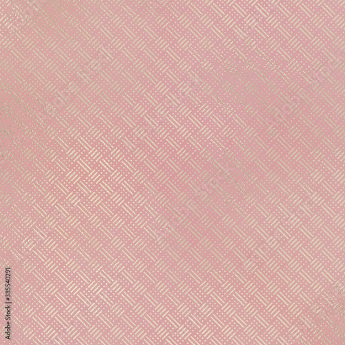 Champagne Gold Metallic Pattern on Vintage Rose Background, Digital Paper