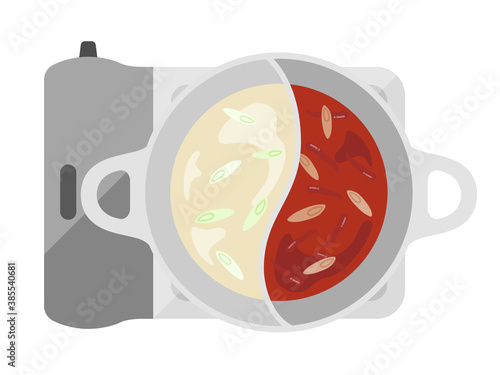 火鍋料理のイラスト