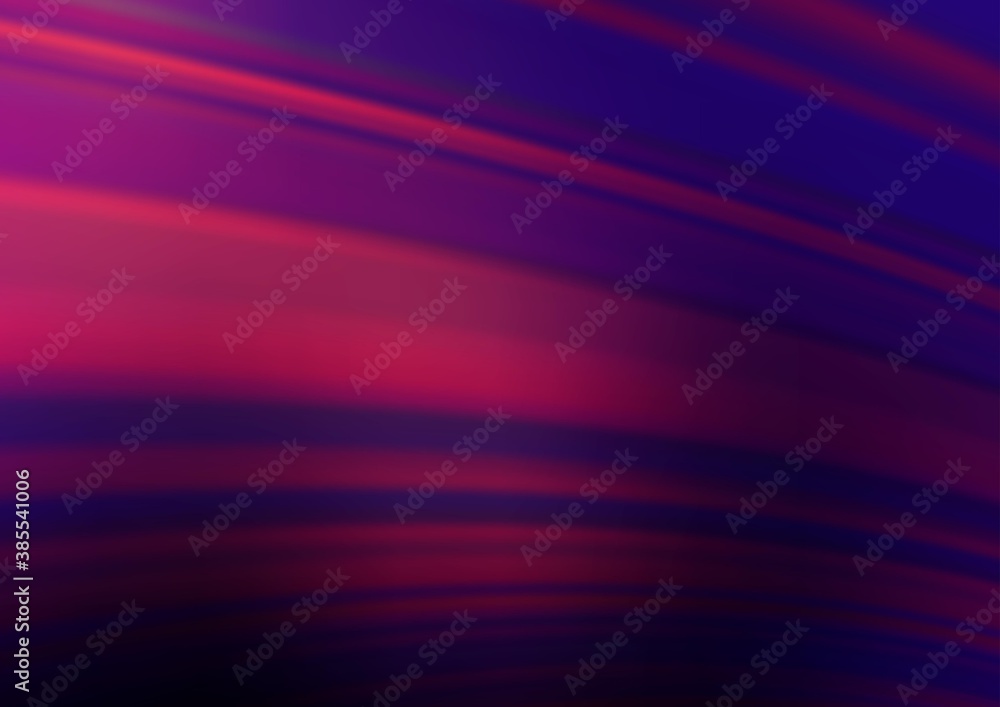 Fototapeta premium Dark Pink vector blurred bright background.