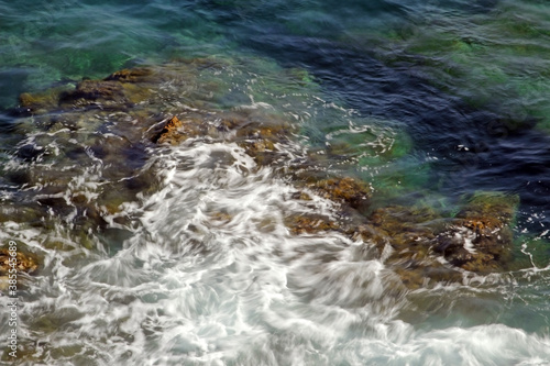 Coast near Santa Teresa di Gallura - background, northern Sardinia, Italy - famous tourist area. photo