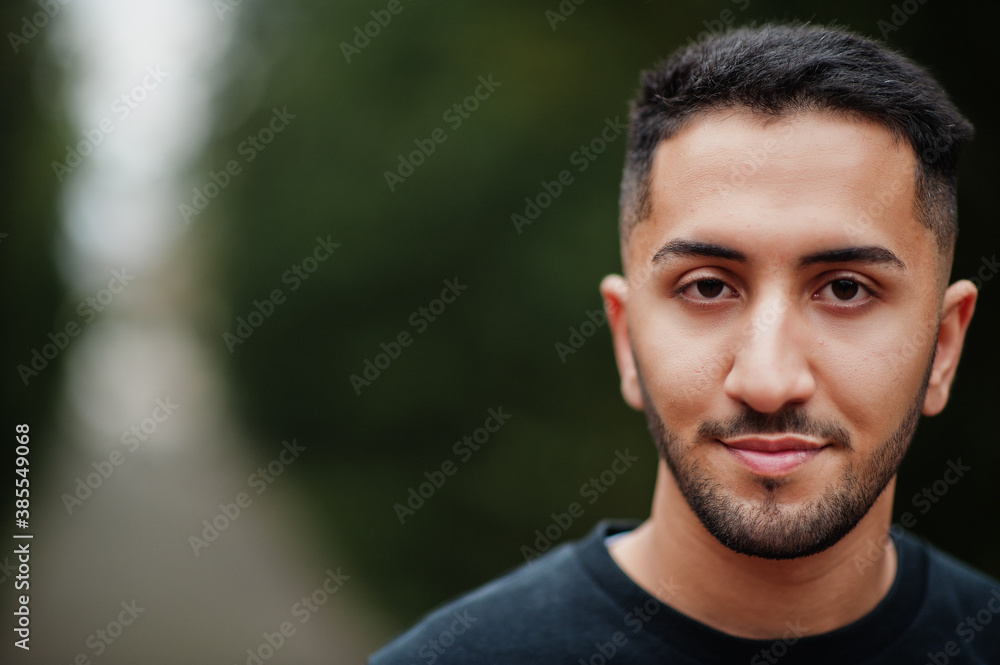 Close up portrait head kuwaiti man. Close up portrait head kuwaiti man.