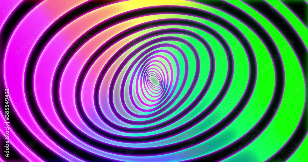 Abstracts rainbow spiral psihodelic tunnel background. animation. Virtual reality future design . 3D rendering Abstracts rainbow spiral psihodelic tunnel background. animation. Virtual reality future design . 3D rendering