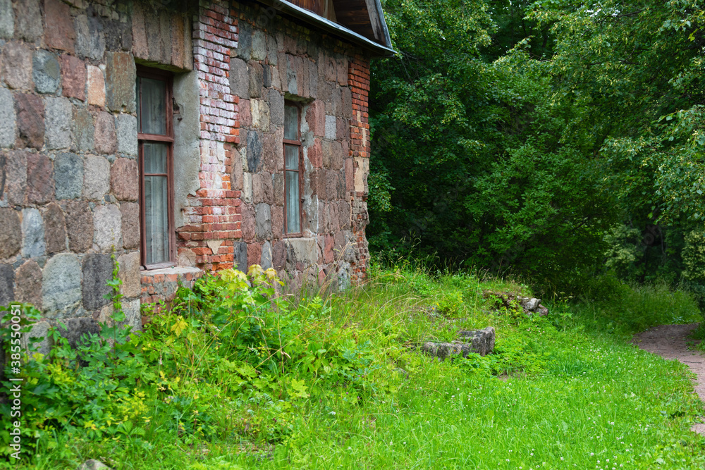Old abandoned brick building Old abandoned brick building