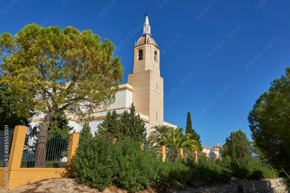 Church of our Lady of Virtudes in Puebla de Cazalla, province of Seville. Spain
