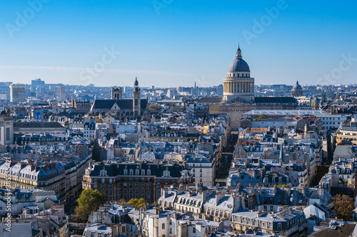 Blick auf das Pantheon in Paris, Frankreich © Rico Ködder