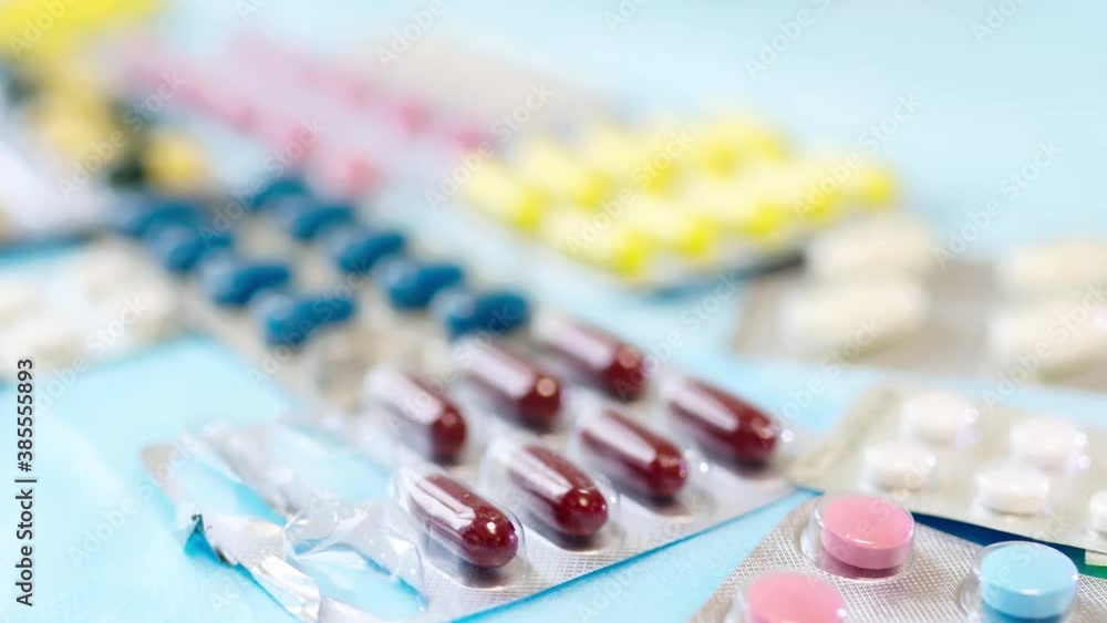 pharmaceuticals, tablets, capsules, antibiotics. Medical treatment concept pharmaceuticals, tablets, capsules, antibiotics. Medical treatment concept