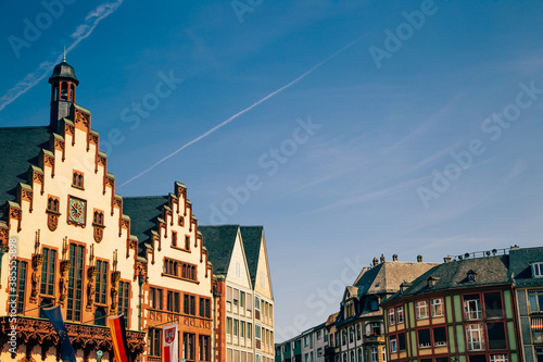 Romerberg old town square in Frankfurt, Germany © Sanga