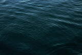Smooth texture of blue sea water