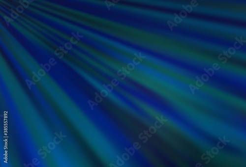 Dark BLUE vector texture with colored lines. © Dmitry