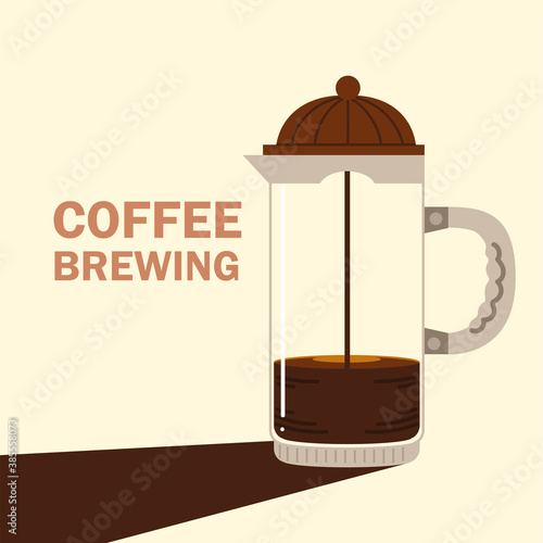 coffee brewing methods, french press maker hot beverage