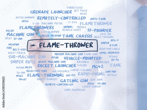 flame-thrower photo