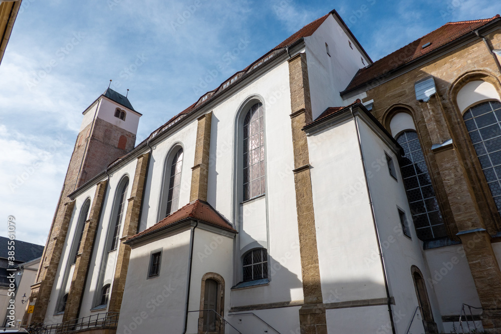 Fassade Kirche Freiberg