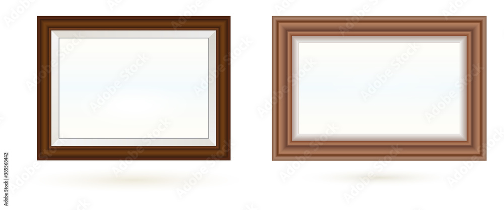 Presentation square picture frame design with shadow on transparent background Presentation square picture frame design with shadow on transparent background
