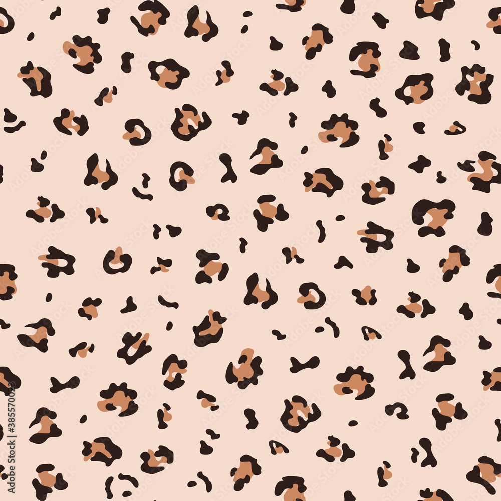 Seamless leopard pattern print for vector Seamless leopard pattern print for vector