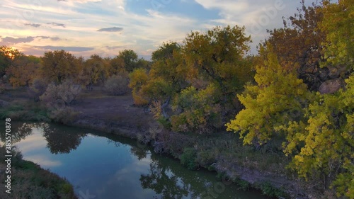 A fall utopia.  Vivid hues of orange and amber.
Northern Colorado photo