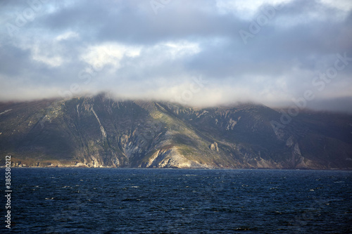 clouds over the sea