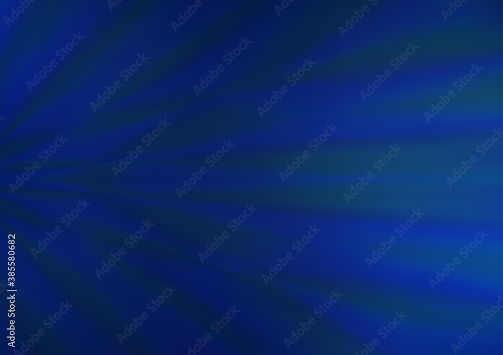 Fototapeta premium Dark BLUE vector abstract blurred background.
