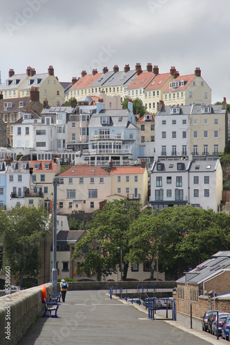 St. Peter Port Hauptstadt und wichtigster Hafen von Guernsey