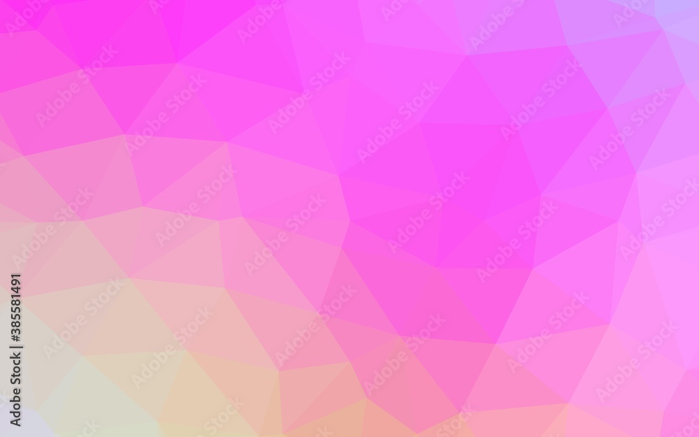 Light Pink vector blurry triangle template. Light Pink vector blurry triangle template.