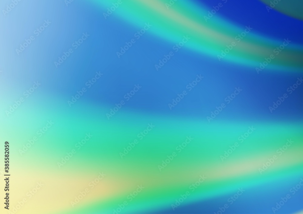 Obraz premium Light Blue, Green vector abstract background.