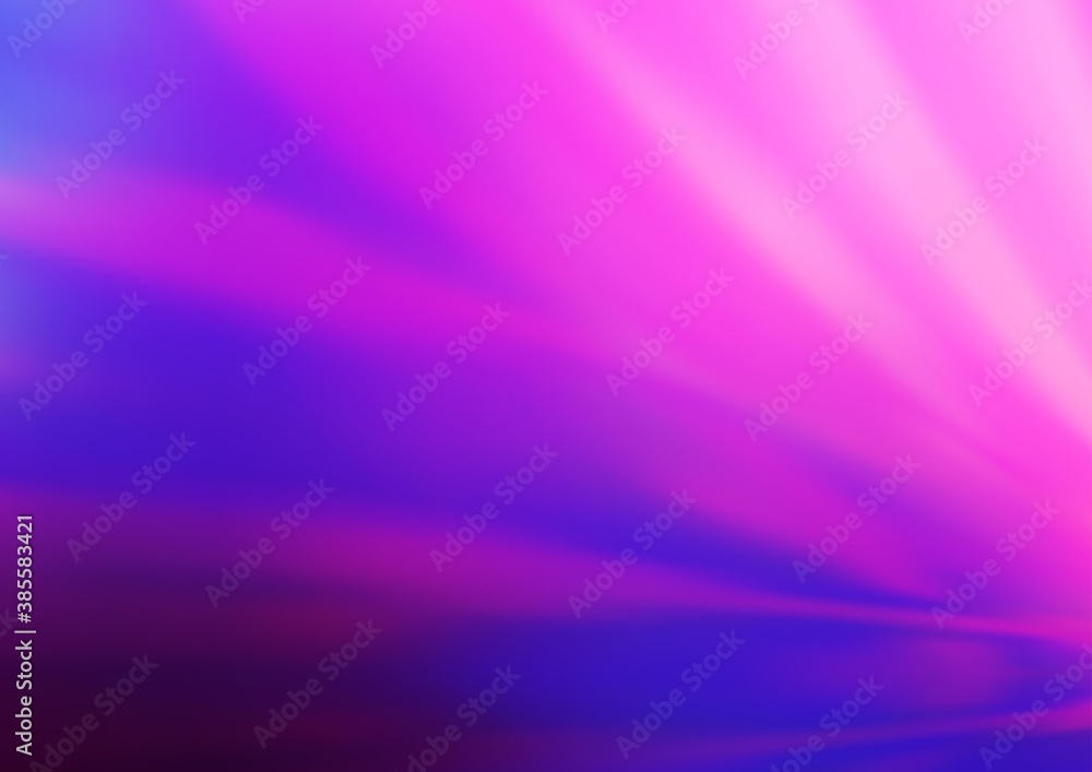 Fototapeta premium Light Pink, Blue vector blurred and colored template.