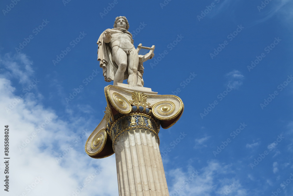 greek statue standing warrior
