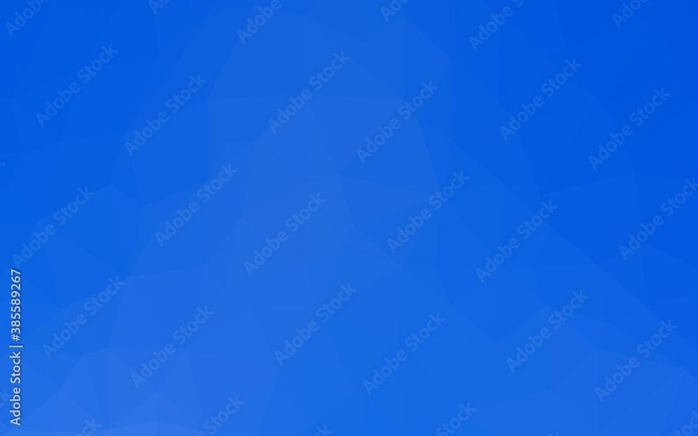 Light BLUE vector triangle mosaic template. Light BLUE vector triangle mosaic template.