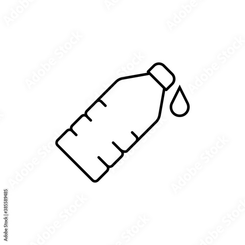 bottel of water icon element of fitness icon for mobile concept and web apps. Thin line bottel of water icon can be used for web and mobile. Premium icon on white background