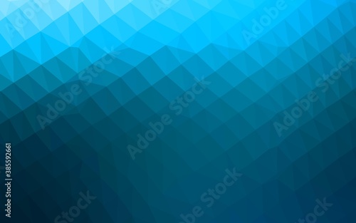 Light BLUE vector low poly layout.