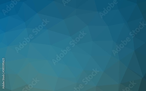 Light BLUE vector polygonal pattern.