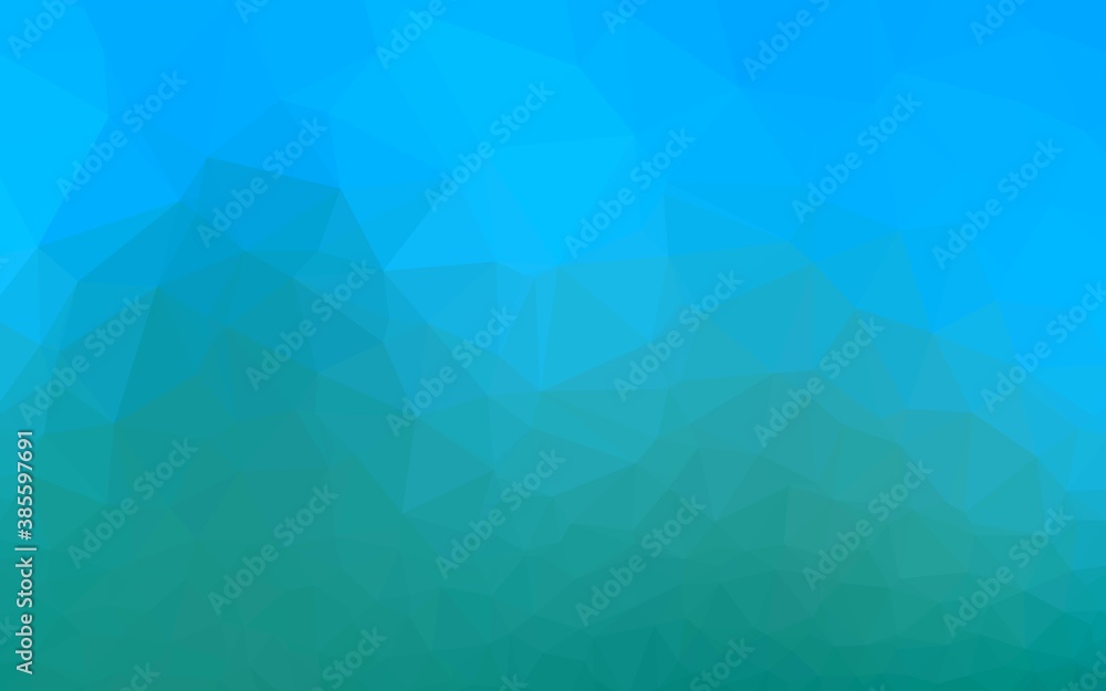 Light Blue, Green vector polygon abstract layout. Light Blue, Green vector polygon abstract layout.