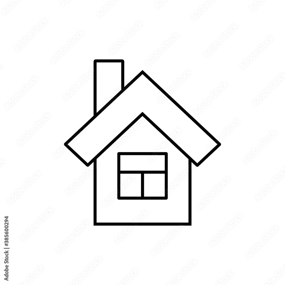 home icon element of building icon for mobile concept and web apps. Thin line home icon can be used for web and mobile. Premium icon on white background home icon element of building icon for mobile concept and web apps. Thin line home icon can be used for web and mobile. Premium icon on white background