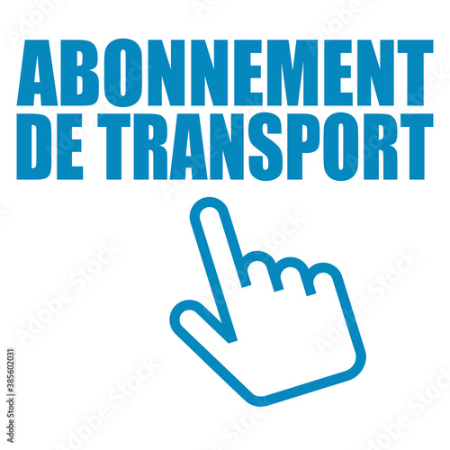 Logo abonnement de transport.