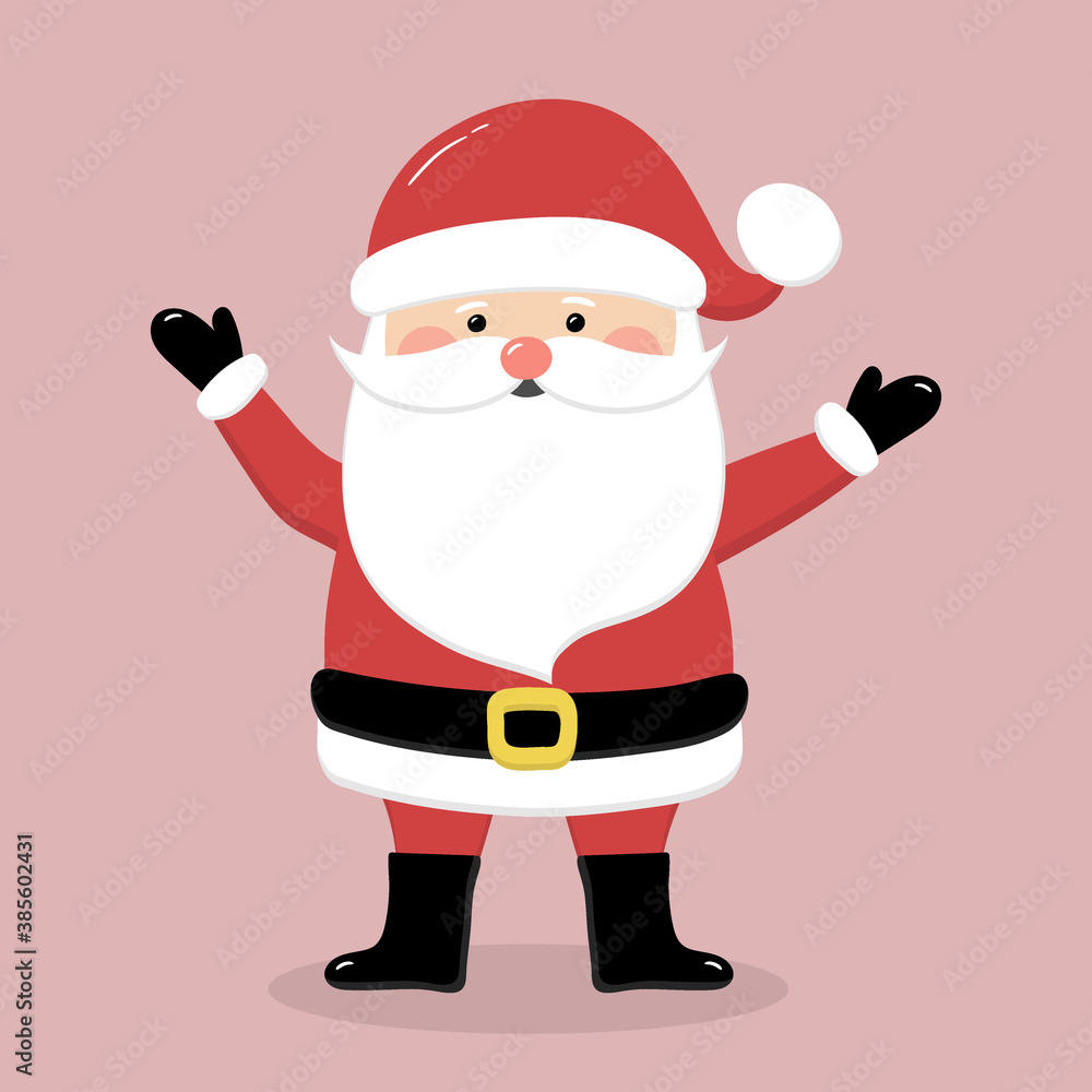 Happy Santa Claus. Christmas element. Vector Happy Santa Claus. Christmas element. Vector