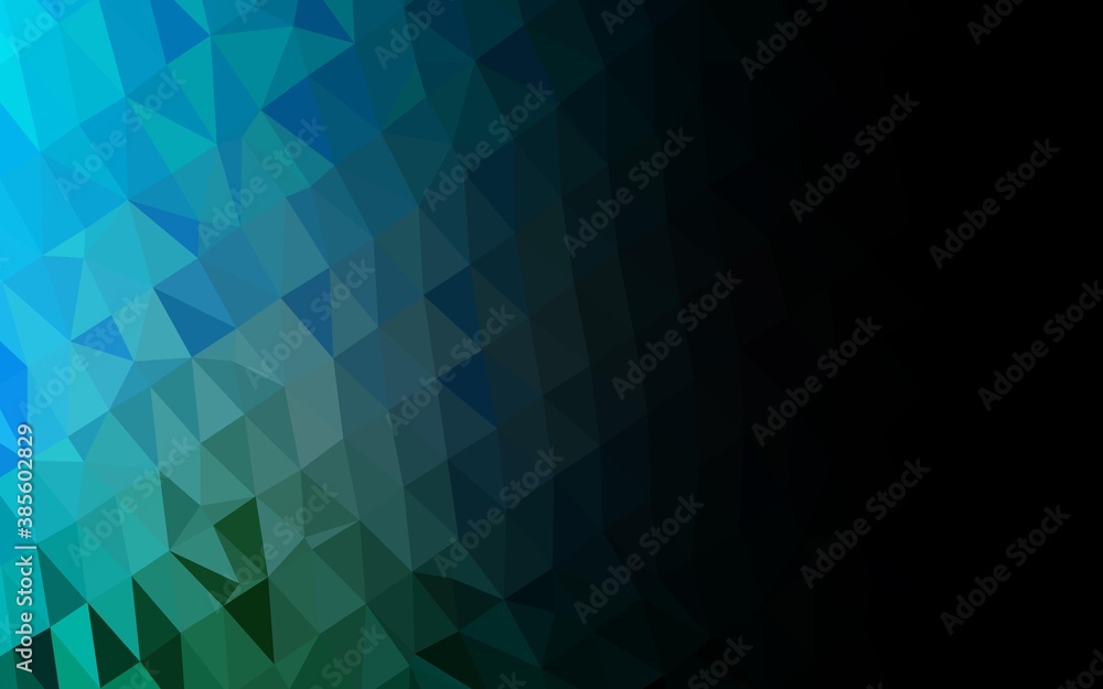 Light Blue, Green vector polygonal background. Light Blue, Green vector polygonal background.