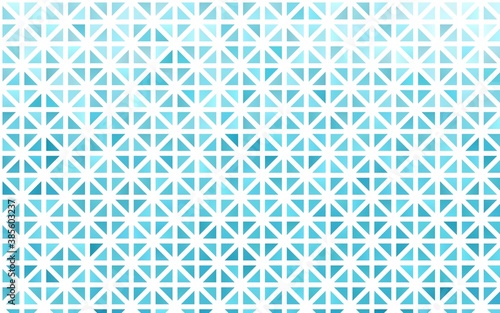 Light BLUE vector background with triangles.