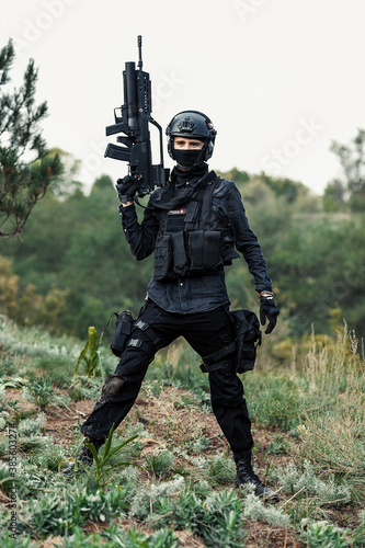 Foto Military special forces, elite squad. Seals. SAS