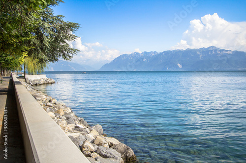 Geneva lake panorama, Switzerland
