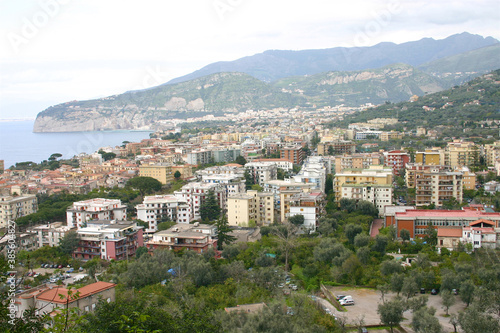 panoramic view of the hills of sorrento