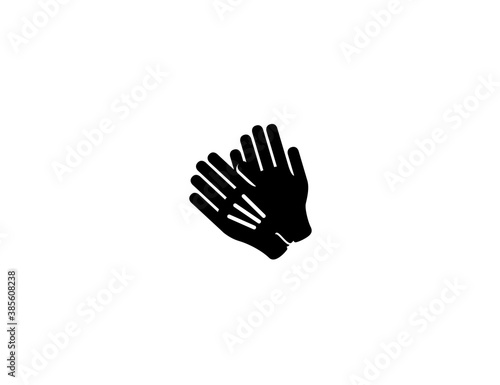 Gloves vector flat icon