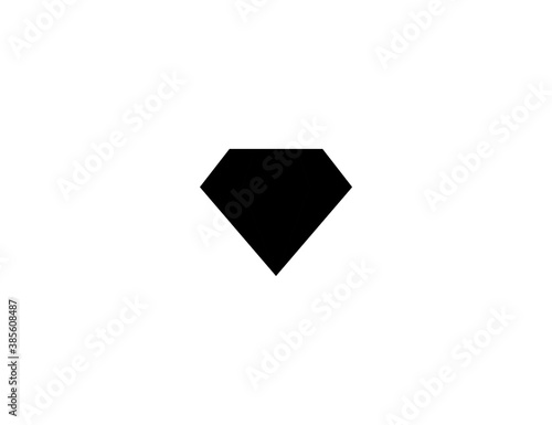 Free Download Gem Stone icon vector flat Brilliant symbol Diamond illustration isolated - GFXLoad